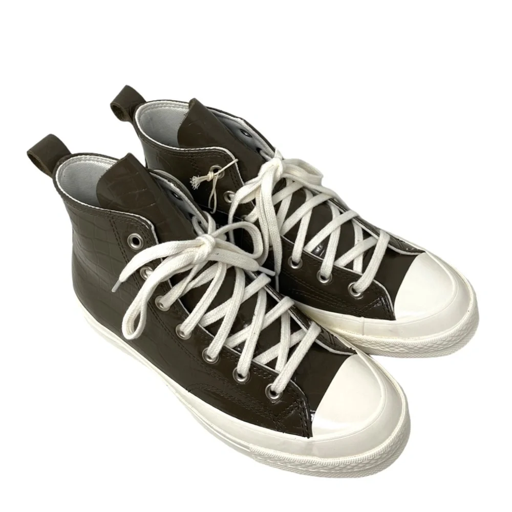 Converse Chuck 70 Skate High Shoes Brown Leather Sneakers Women's Size A07656C - Picture 3 of 9